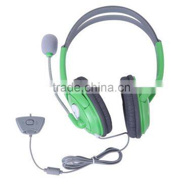 OEM Wired Gaming Headset With In-line Volume Control & Mic Mute Switch For XBOX 360