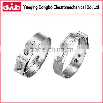 manifold Chinese supplier adjustable stainless steel crimp rings pipe fitting clamps