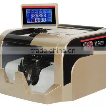 bill counter money counting machine money detector with UV MG IR MT