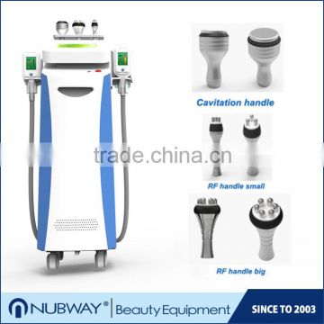 Slimming Reshaping CE / FDA Approved Nubway Cryo Vertical Weight Loss Cavitation Rf Cryolipolysys Cool Cryolipolysis Machine