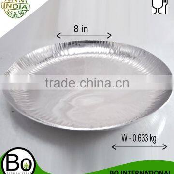 Stainless Steel Round Tray 8in