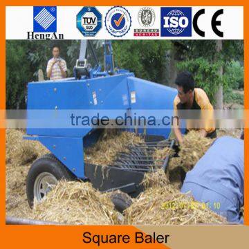 Mini Rice Straw Tractor Square Hay Baler