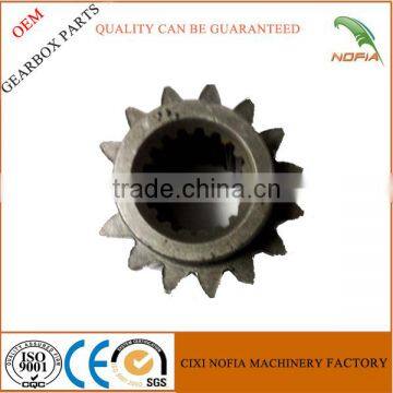 Gearbox spare parts gear for power tiller cultivator harveter machine