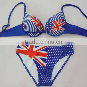 flag bandeau bikini