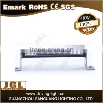 2015 New single row wholesale led light bar 48w waterproof led bar light with Emark