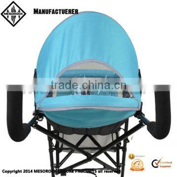 UV protective stroller shade improves sun protection for strollers, joggers and prams