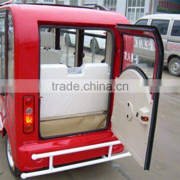 500W Closed Cabin Cargo Electric Rickshaw Tricycle With Closed Body photo-4