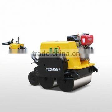 800kg Walk-behind Vibratory Roller Small-size Road Roller Mini Vibratory Roller Light Compaction Equipment photo-2