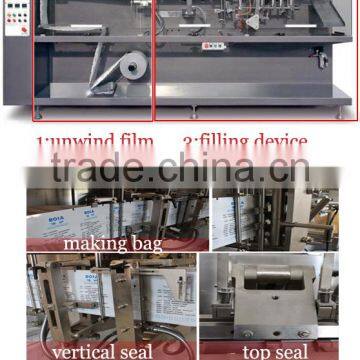 BS-180 Two Linked Pouch Sachet Small Bag Filling Sealing Packing Machines for Coffee Powder, Granule Oats photo-4
