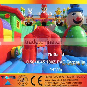 Inflatable Slide Tinfla 14 in PVC Tarpaulin Mario photo-3