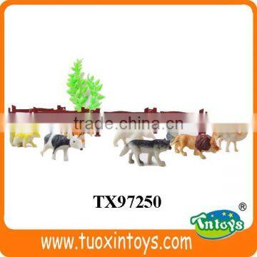 bulk mechanicals plastic animal toys, plastic forest animal toy set