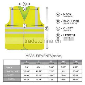 High Visibility Neon Green Safety Vest With Reflective Strips and Mesh Fabric and Pockets, ANSI/ISEA Standard | Size L photo-3