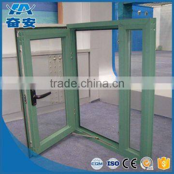 New arrival latest design glass window casement window with shutter