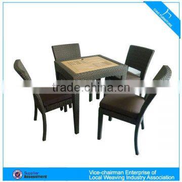 High quality teakwood dining table and side chair (807TKP+7023C-1)