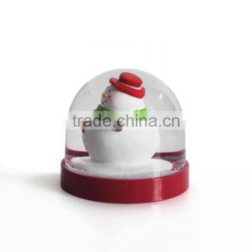 2016 Personalized Plastic Snowman Water Snow Globe photo-4
