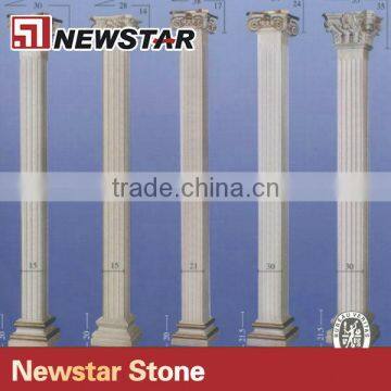 Newstar marble roman square pillar design