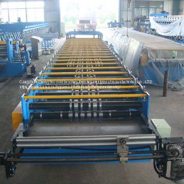 IBR Roof Panel Machine /1000 Trapezoid Steel Roofing Sheet Roll Forming Mahcine photo-2