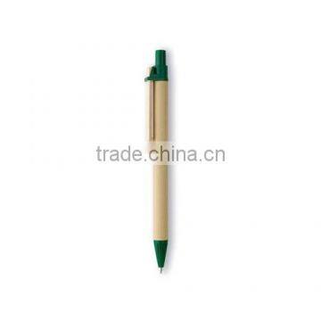 Recycled Paper Ballpoint Pen With Cardboard Barrel,wooden Clip photo-2