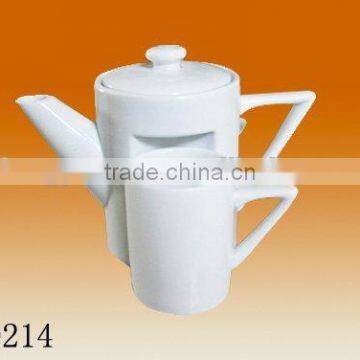 Custom Logo Wholesale Ceramic Tea Pot , New Design Modern Teapot Set,teapot Cup photo-2