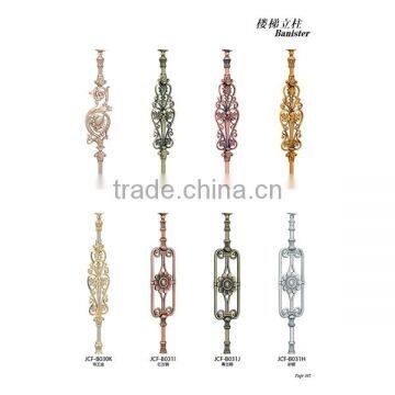 Luxury Design Decorative Color Coated Aluminum Indoor Railing Stair Baluster photo-5