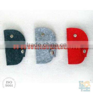Fashion Custom Wool Felt Key Keeper, Promotional Cute Felt Key Chain photo-2