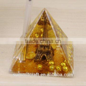 Pyramid Shape Unique Eiffel Tower Pen Holder Premium Gift photo-3