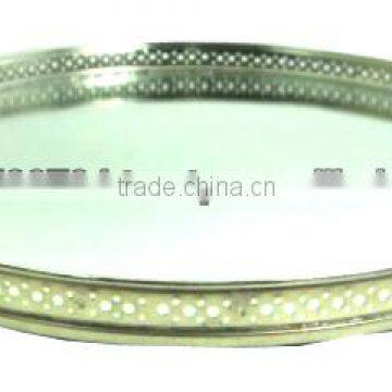 Round Glass Tray