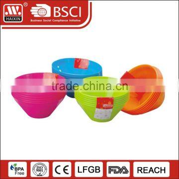 High quality wholesale plastic containers salad bowl