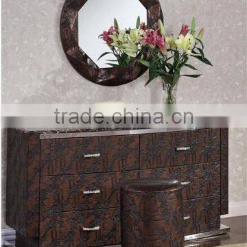 2015 New MDF living room dressing table with mirror