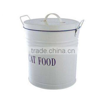 pet food container with lid