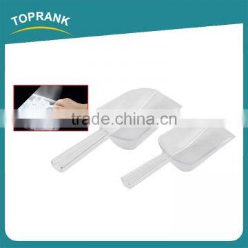 2pcs transparent food grade ice scoop, small plastic ice bucket scoop