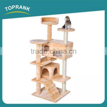 TOPRANK Factory Wholesale New Designed Cat Tree Scratcher For Cats Cat Scratcher Tree