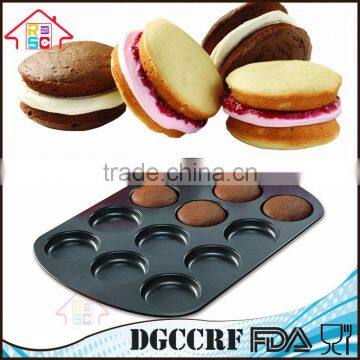 NBRSC FDA/LFGB Good Quality Easy Clean Muffin Cake Baking Pan 12 Cup Non-Stick Microwave Cake Pan photo-2