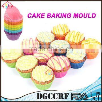 Silicone Baking Cups , 24 Reusable Vibrant Muffin Molds/Cupcake Liners /Mini Chocolate Holders/Truffle Cups, 6 Vibrant Colors photo-6