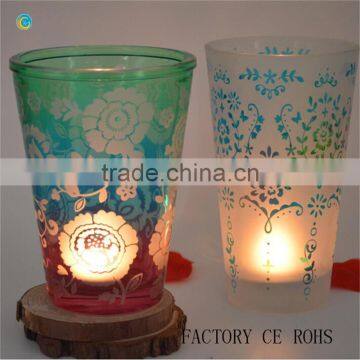 Discount Candle Holders Colorful Change Candle Cup photo-6