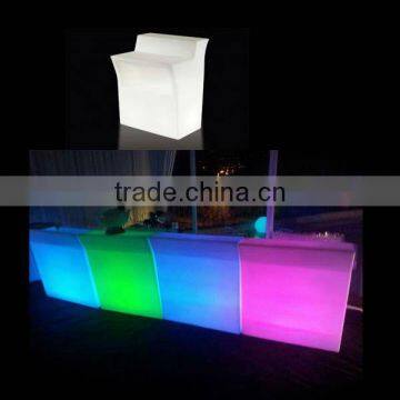 acrylic led bar furniture lighted bar counter L-T09 with 16 colors change