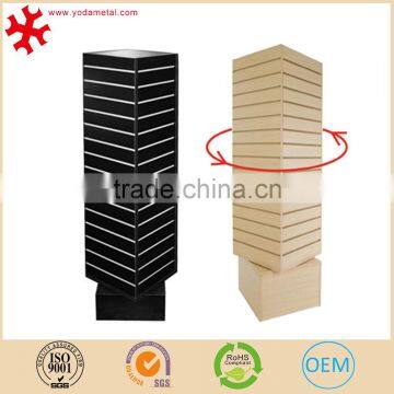 Revolving Wooden Slatwall Display With Spinner Rotating photo-5