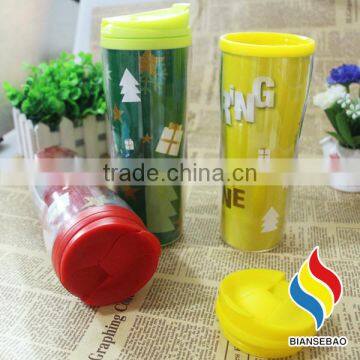 160z Double-wall Plastic Travel Mug With DIY Paper Insert photo-3