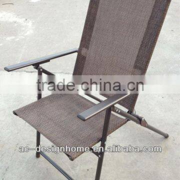 6 PCS 1X1 SLING/TEMPERED GLASS/STEEL OUTDOOR LEISURE CONVERSATION PATIO SET photo-2