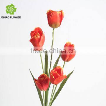 Real Touch Decorative Tulip Artificial Tulip Flower for Garden and Home Decoration photo-5
