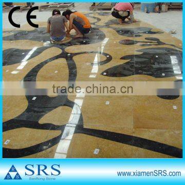 Top quality Waterjet marble medallion for sale