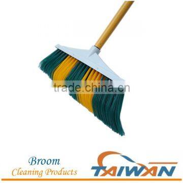 Curved Bristle All Around Garden Rake Broom