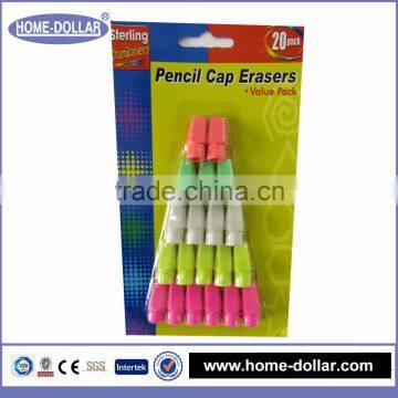 Custom shape logo custom cheap soft rubber eraser of stationery products