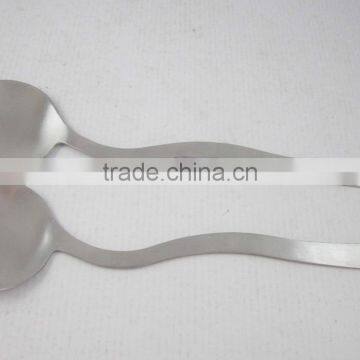 Stainless Steel Cooking Tools Salad Spoon And Salad Fork photo-3