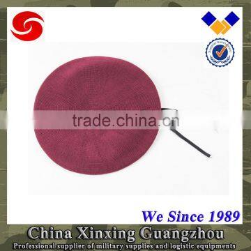 Military political campaign custom logo wool beret school beret