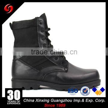 Custom made high ankle goodyear welted military boots with zipper for army