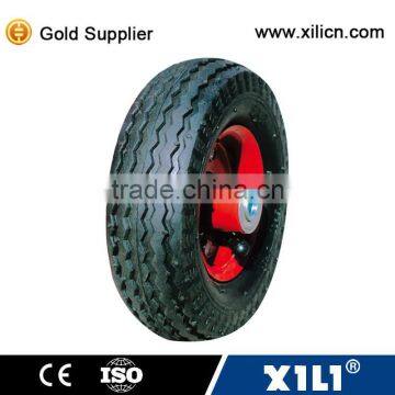 Good quality rubber trolley wheel with brake
