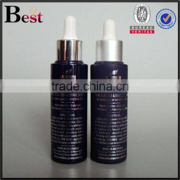 China High Quality Frosted Cosmetic Essence Parfume Bottle Glass 50 ml Red Aluminum Dropper Bottle Glass Wholesale photo-5