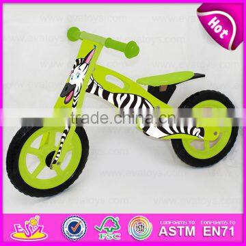 Preschool Balance Push Wooden Children Bicycle,Wooden Balance Bike for Children,Brightly Colored Wooden Children Bicycle W16C117 photo-6