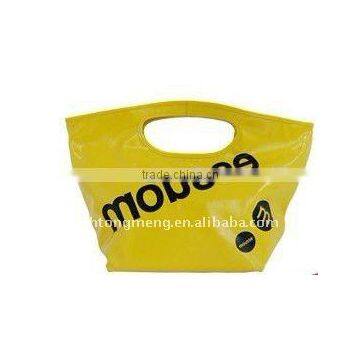 Eco-friendly shinning handled PU Ladys tote bag